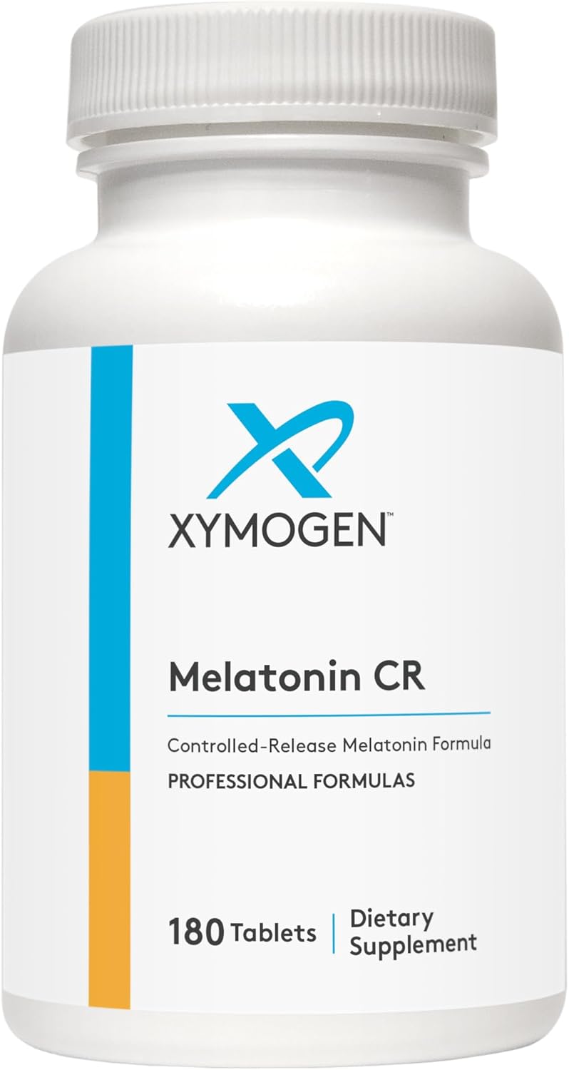 Melatonin CR - Time Release 5mg + B6, biphasic delivery, 180 tablets