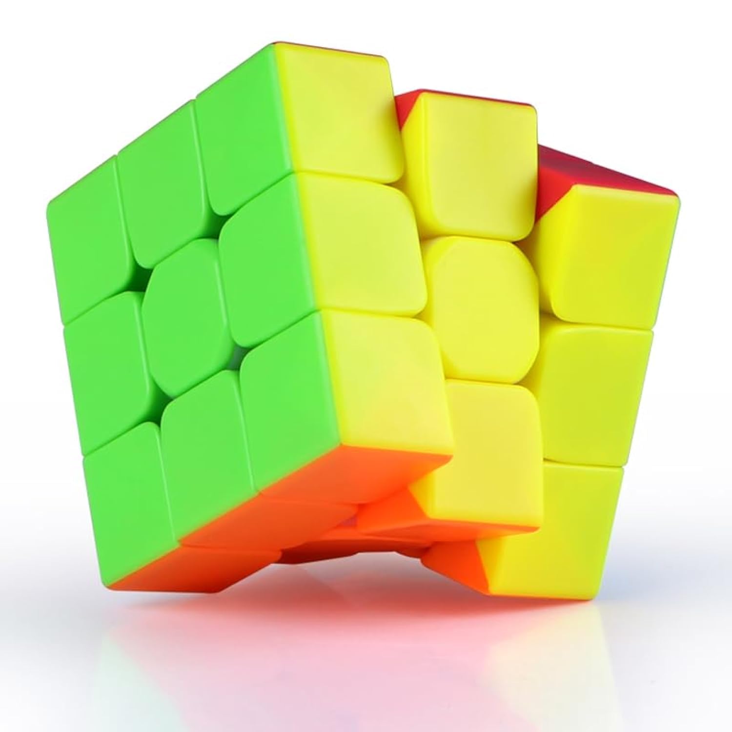 EACHHAHA Cubo magico, cubo di velocità 3x3x3, professionale liscio e ad alta tolleranza ai guasti,Adatto per allenamenti di competizione e regali di compleanno di tutte le età (niente adesivi)
