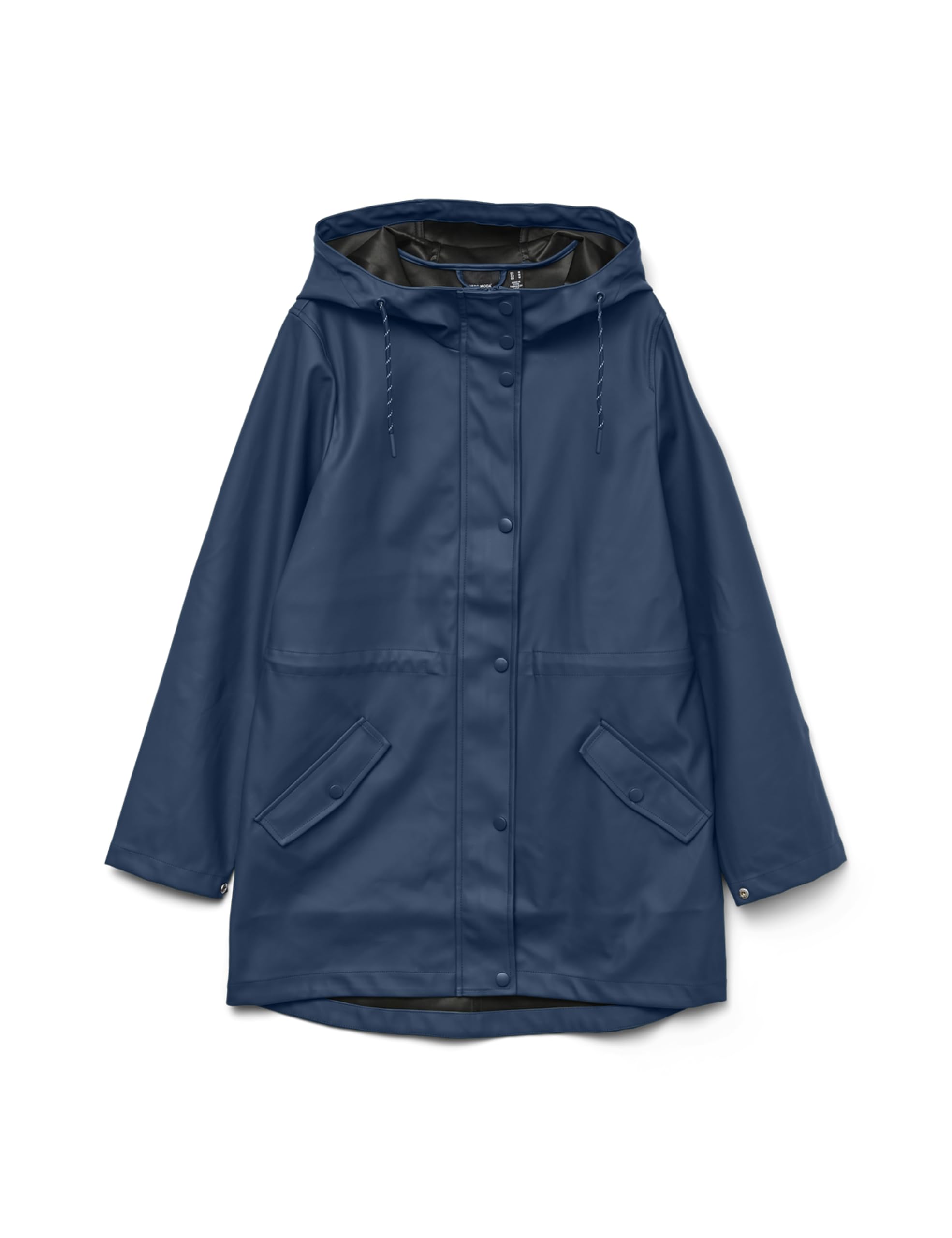 Vero Moda Women's Dark Denim Vmmalou Noos Coated Jacket, L