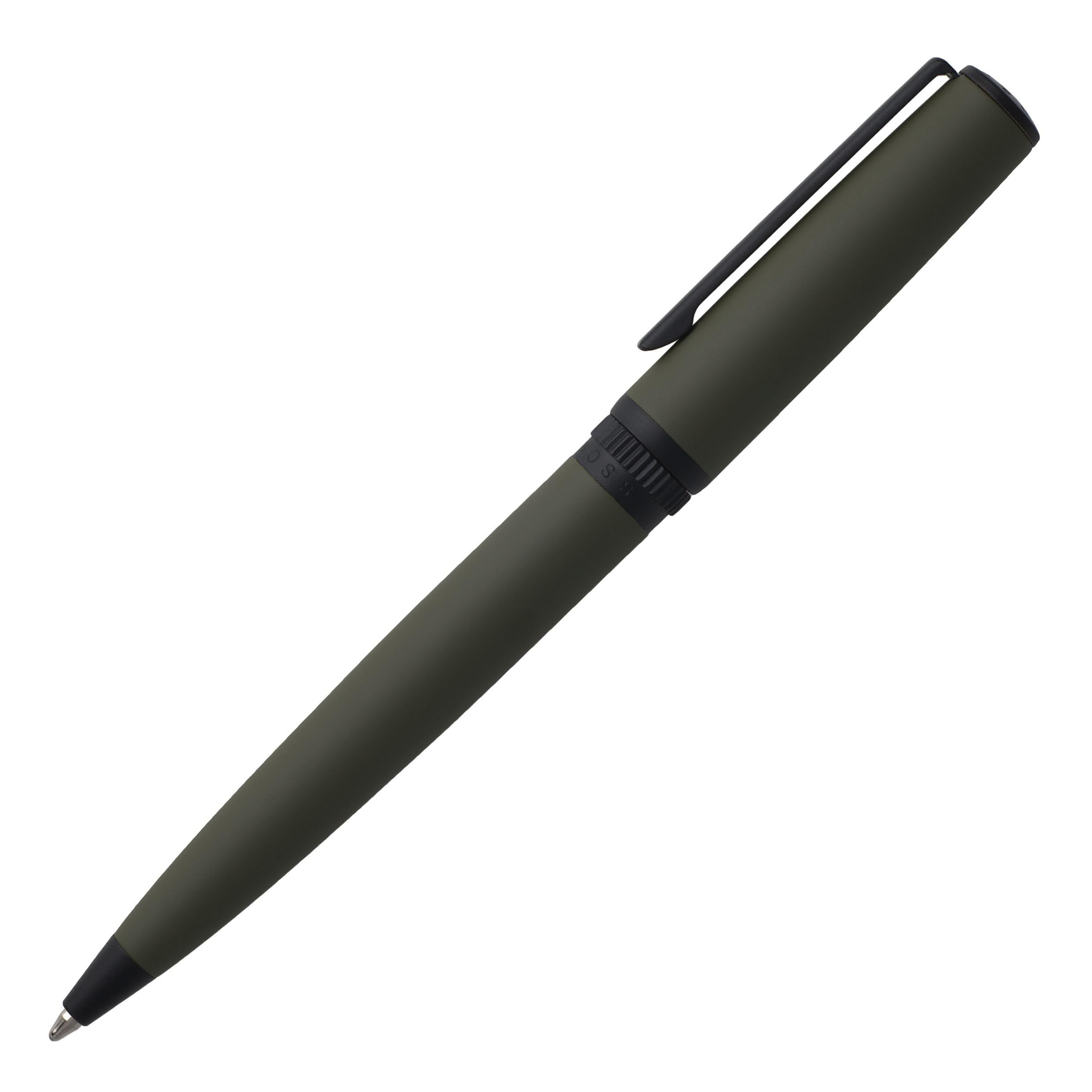 Amazon.com : BOSS HUGO Ballpoint pen Gear Matrix Khaki : Office