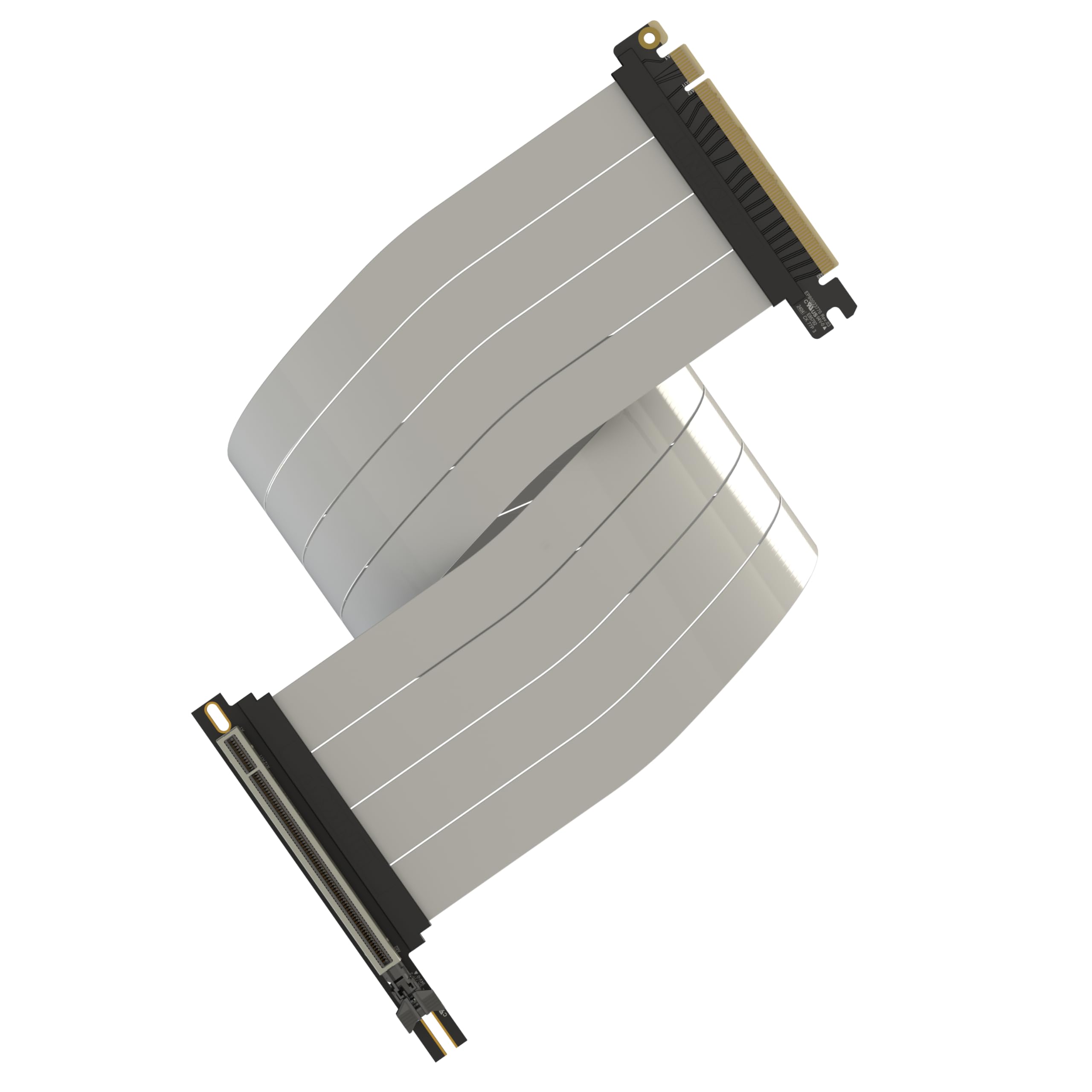 LINKUP PCIE 5.0 Riser Cable | for Vertical GPU Mount | Right Angle | Graphics Card GPU Ready | Usable with PCIe 4.0 &amp; RX 9070/ RTX5090 | 70cm (Total Length: 74cm)