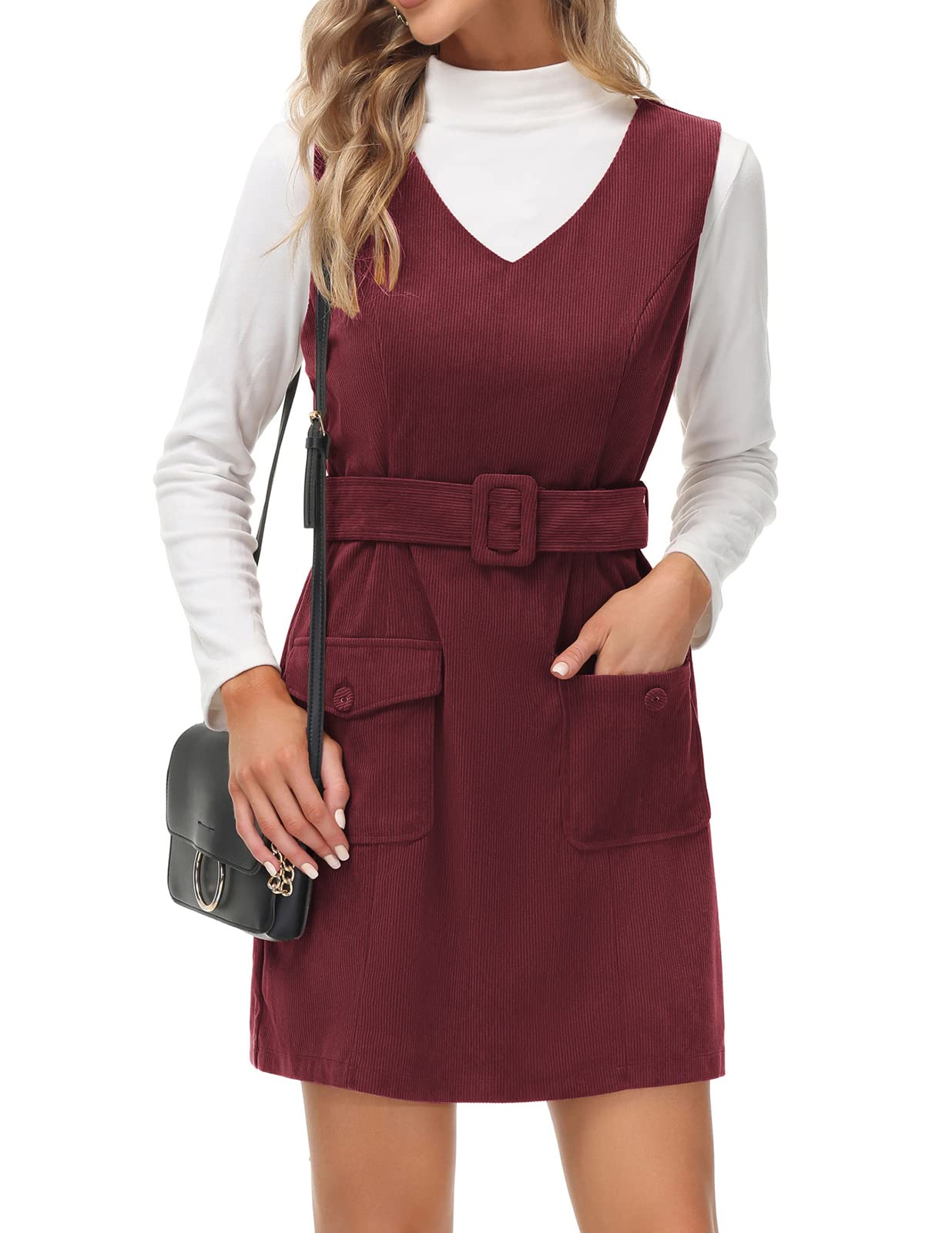 KANCY KOLEKANCY KOLE Women's Sleeveless Mini Overall Dress