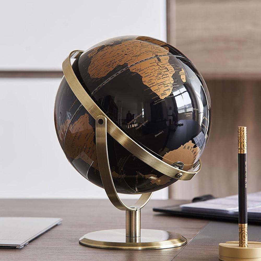 Globe éducatif 14cm RIGWIG – Carte Du Monde 2025, Cadeau étudiant