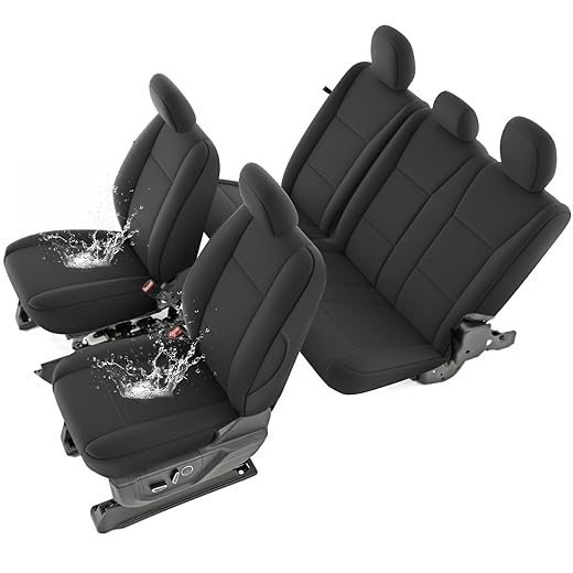 GIANT PANDA Neoprene Full Seat Cover Set
