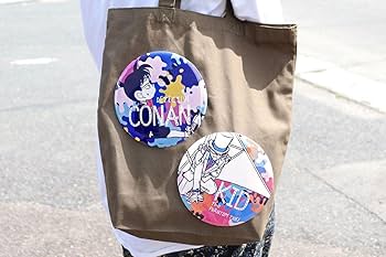 青山剛昌ふるさと館　缶バッジ　エンブレム コナン探偵社 - 最新情報