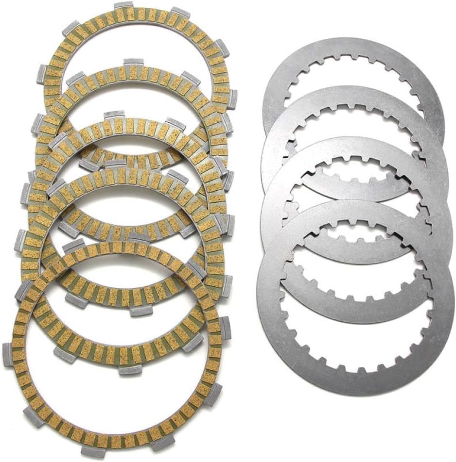 Clutch Friction Disc Plate Kit 125 XL125V Compatible With Automotive Motorcycle Parts For Part Number 22201-MAL-600 22202-MAE-000 23311-200-000