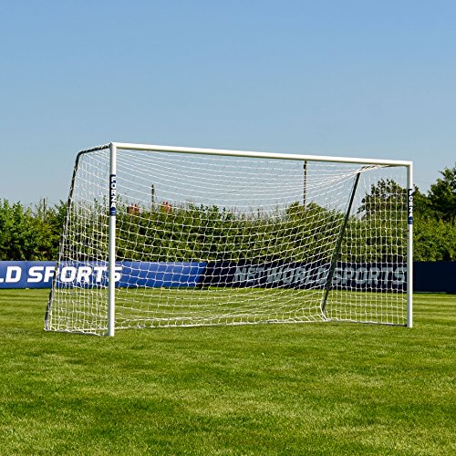 FORZA Alu60 Soccer Goals [10 Sizes] | Club Spec Premium Weatherproof Soccer Goal Posts | Soccer Practice Equipment | Soccer Goals | Soccer Goal & Soccer Nets (12ft x 6ft)