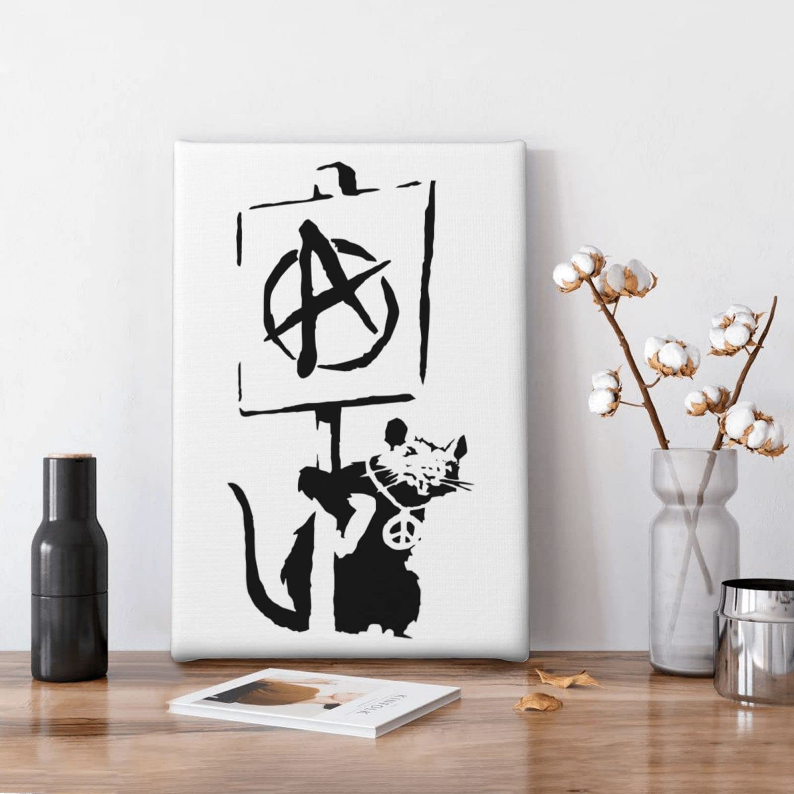 Amazon.co.jp: アートポスター バンクシー Banksy ネズミ アートパネル