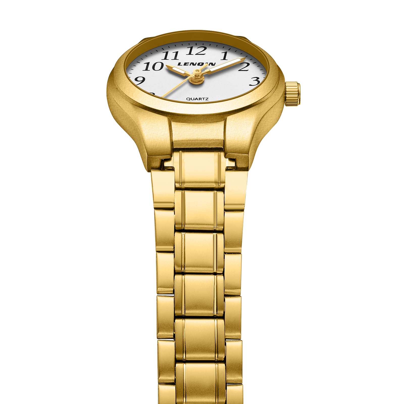 LN LENQIN Montre Femme Quartz analogique étanche Bracelet Acier Inoxydable