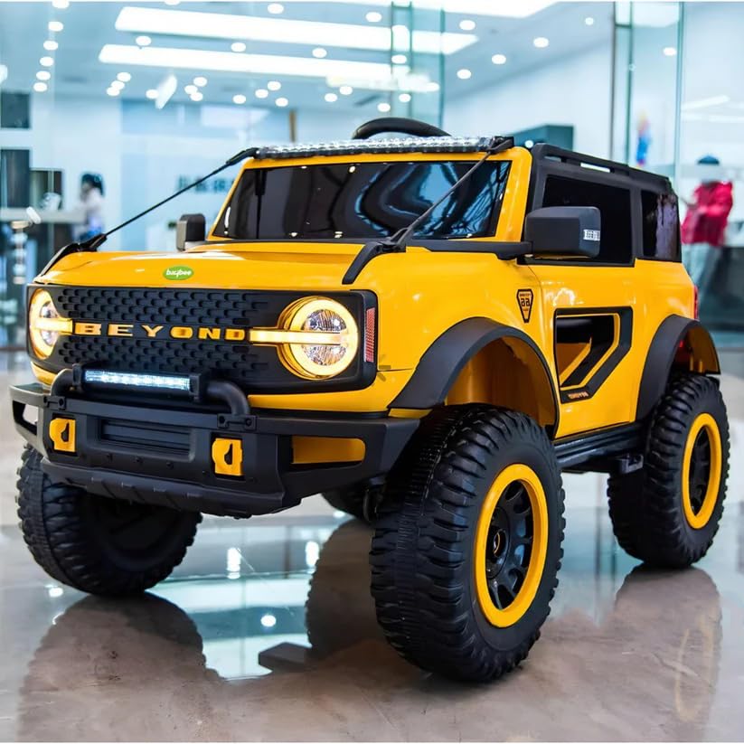 Baybee Beyond Kids Battery Operated Jeep for Kids, Ride on Toy Kids Car with LED Light & Music | Baby Big Electric Car Jeep | Rechargeable Battery Car for Kids to Drive 3 to 8 Years (Yellow) (B0CBM9PVLW) Amazon Price History, Amazon Price Tracker