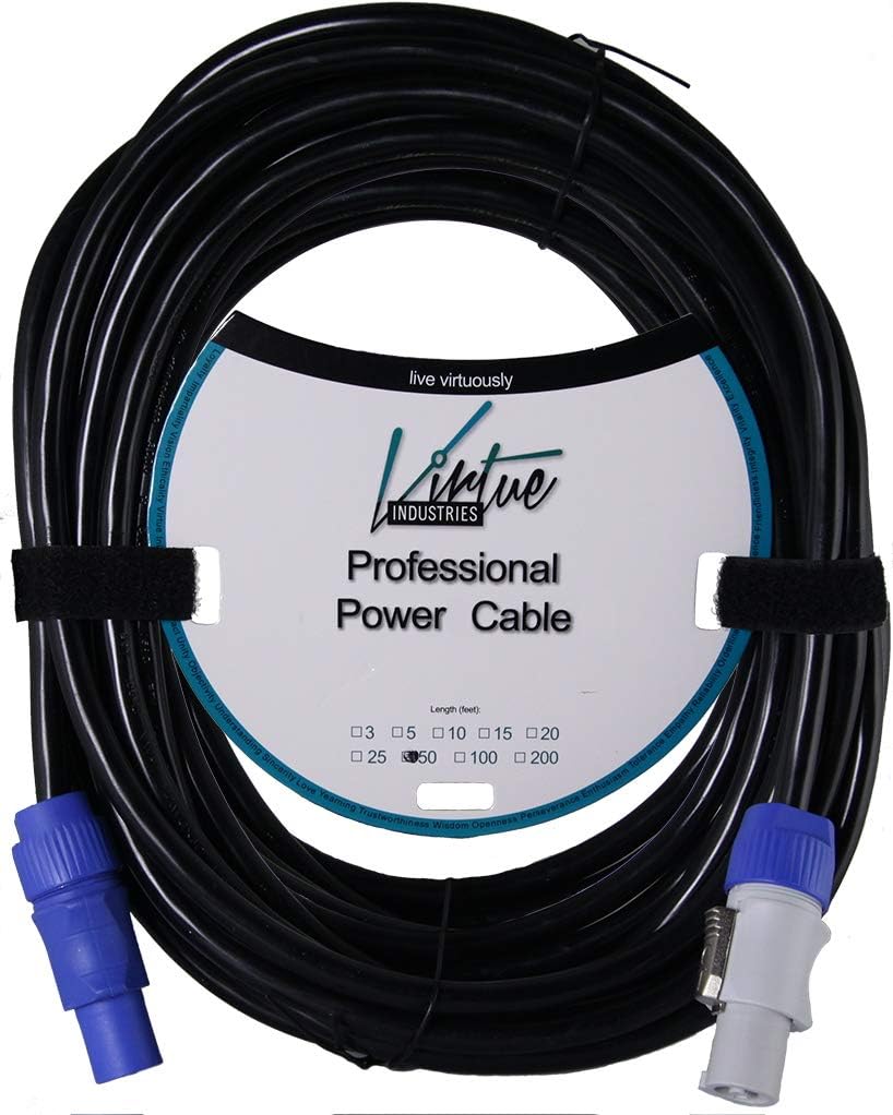 | 25 Foot Professional Compatible Power Extension Cable