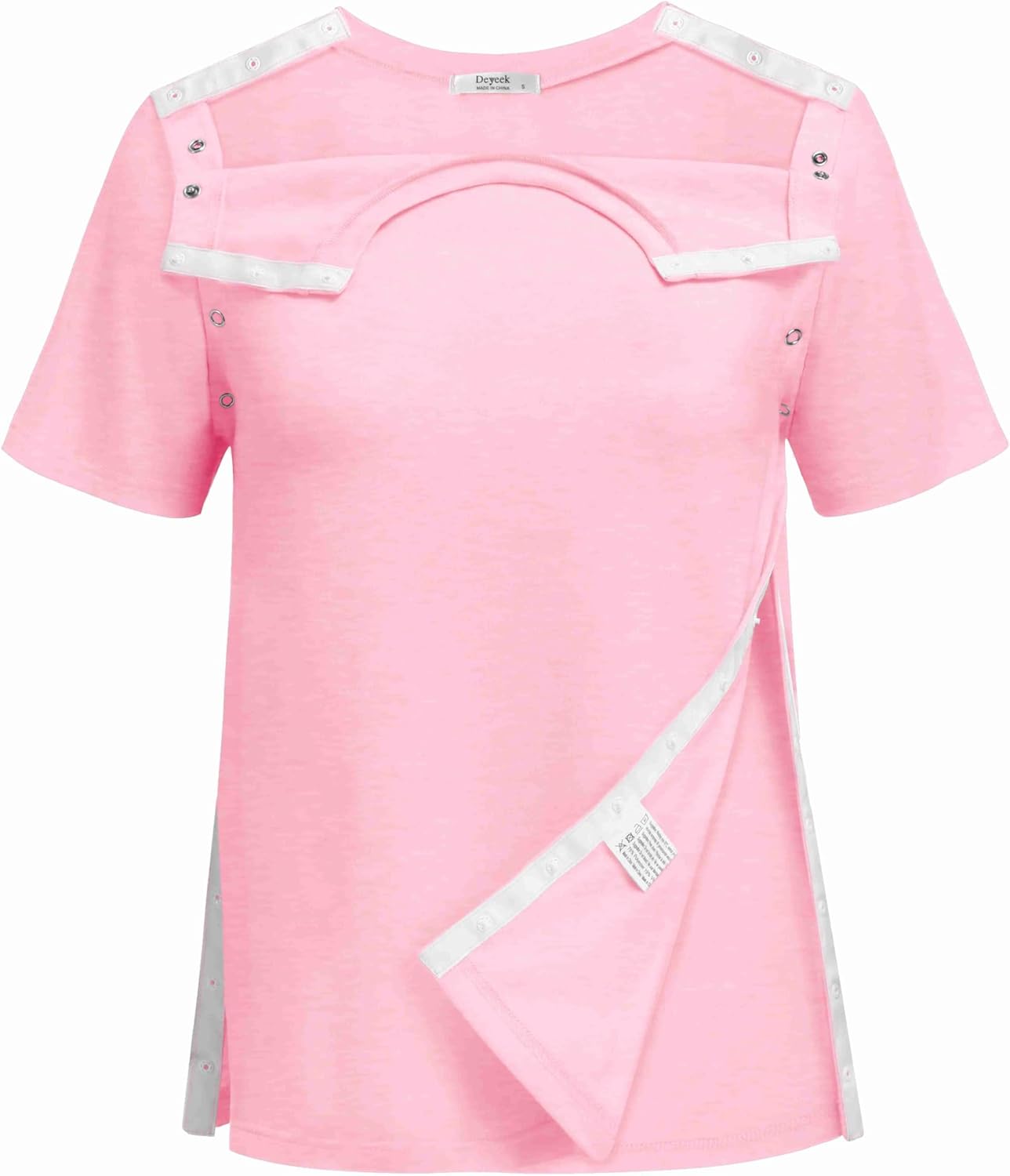 Deyeek Post Surgery Shirts Women Shoulder Recovery Tear Away Chemo Port Access Rotator Cuff Rehab Adaptive Clothing Hospital - Image 6