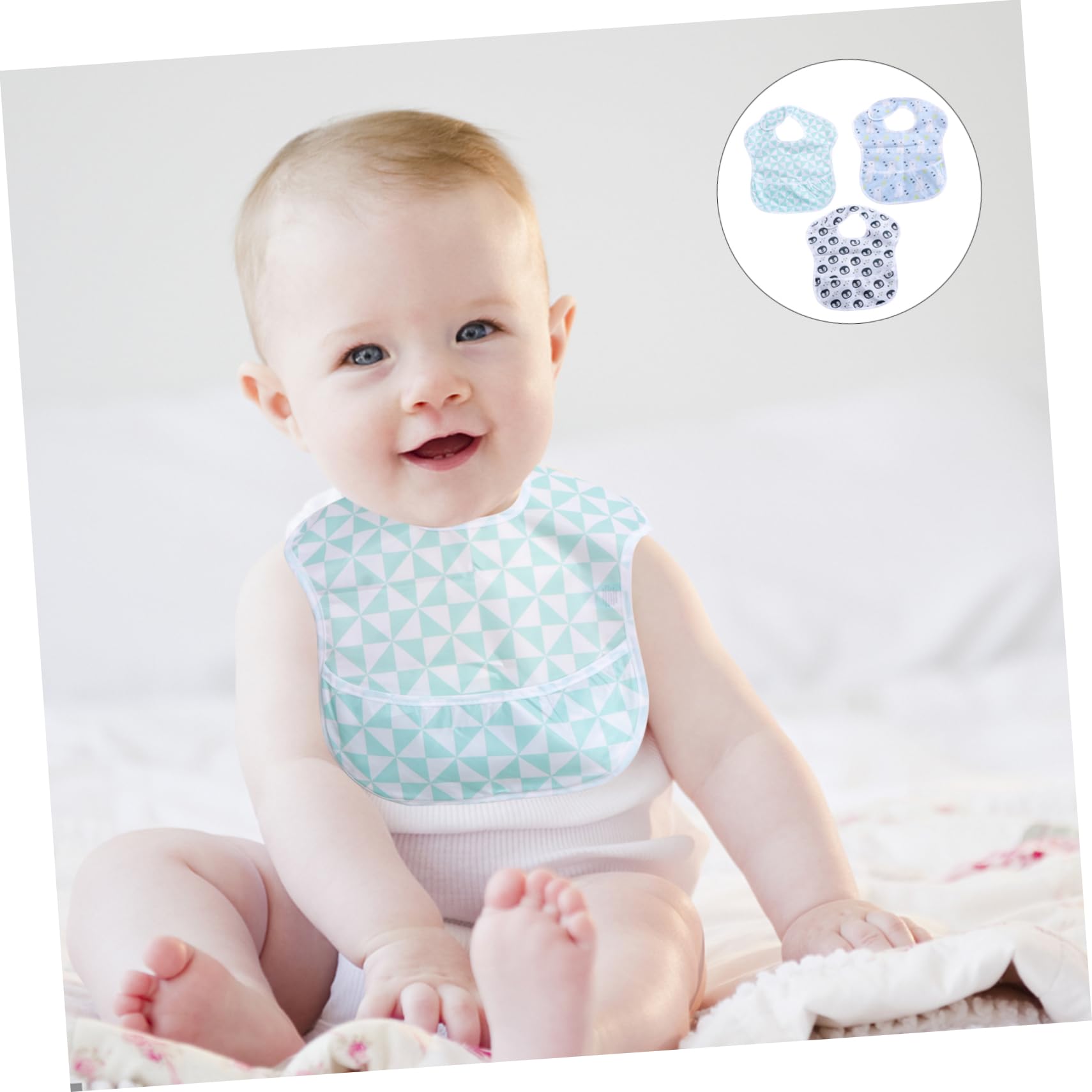 Toyvian Bavoirs Imperméables Pour Nourrissons 6 Pièces Bavoir De Repas Pour Enfants Serviette D'Alimentation Pour Bébé