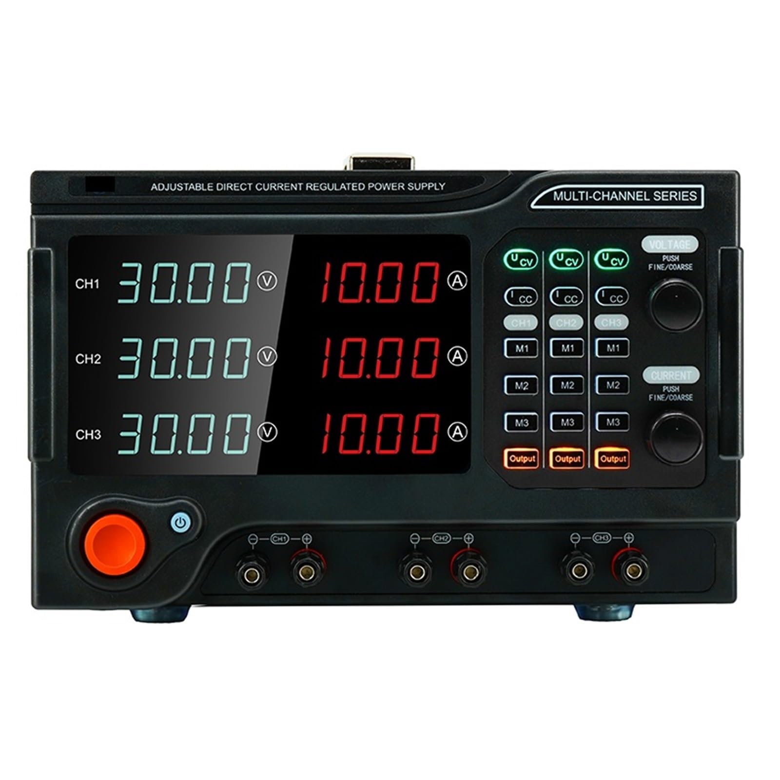 Alimentatore da Laboratorio, Alimentatore programmabile a doppia uscita con caricabatterie CA-CC regolabile da laboratorio(ETM-DM-AAA)