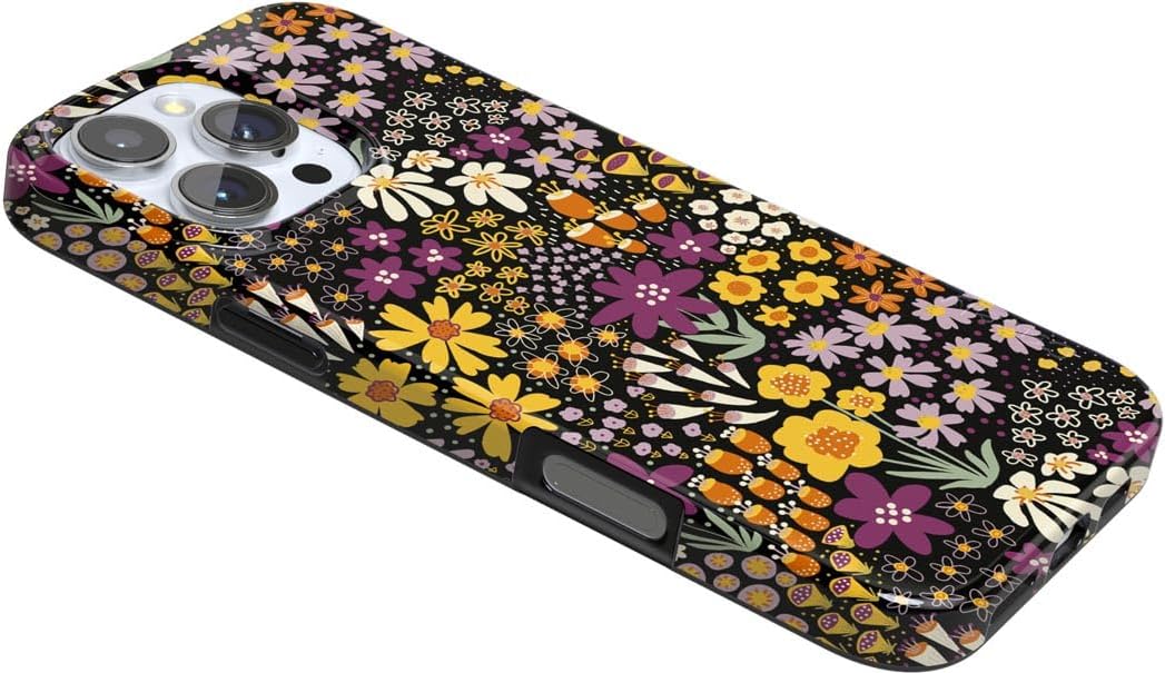 Casely iPhone 16 Pro Max Case | Falling for You | Plum Floral | Compatible with MagSafe | Classic Ultra Slim Design - Image 3