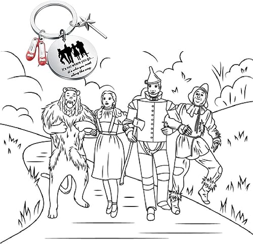 Vista 6 de FOTAP Regalo para los fanáticos del cine, diseño de varita mágica, tema inspirador, joyería con cita inspiradora