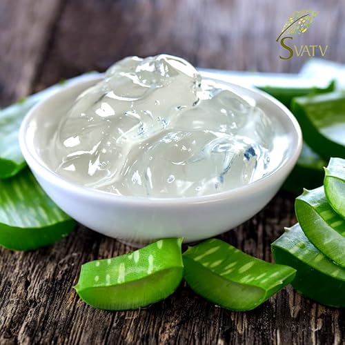 Miniatura 4 de SVATV Gel de aloe vera natural para cara, piel y cabello. Gel sin perfume  Adecuado para todo tipo de piel para hombres y mujeres - 10.58 oz, 10.58