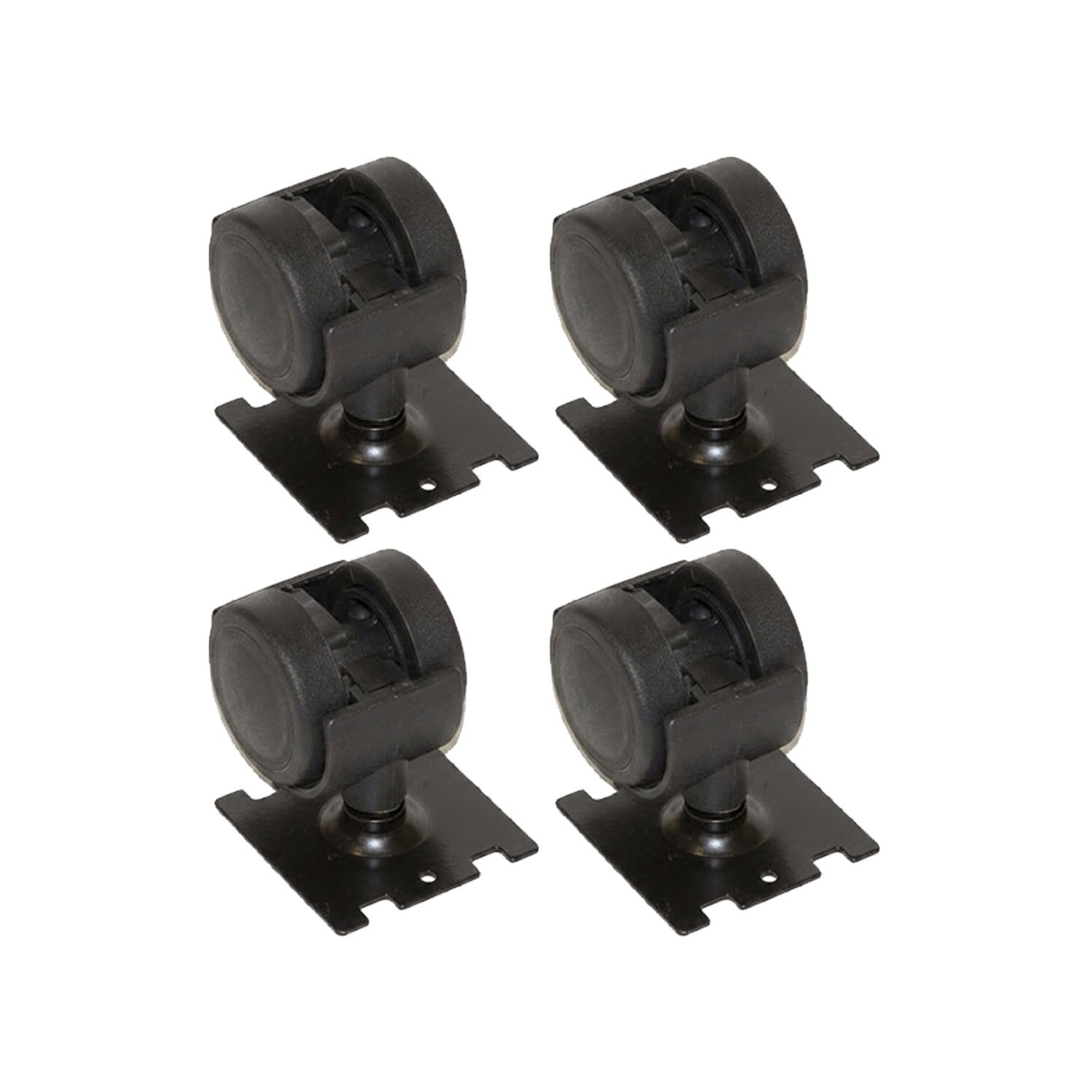 Conjunto de 4 placas de rueda giratoria de 1.5 pulgadas compatible con carrito de aspiradora Rainbow D4 SE D4C E E2 Series