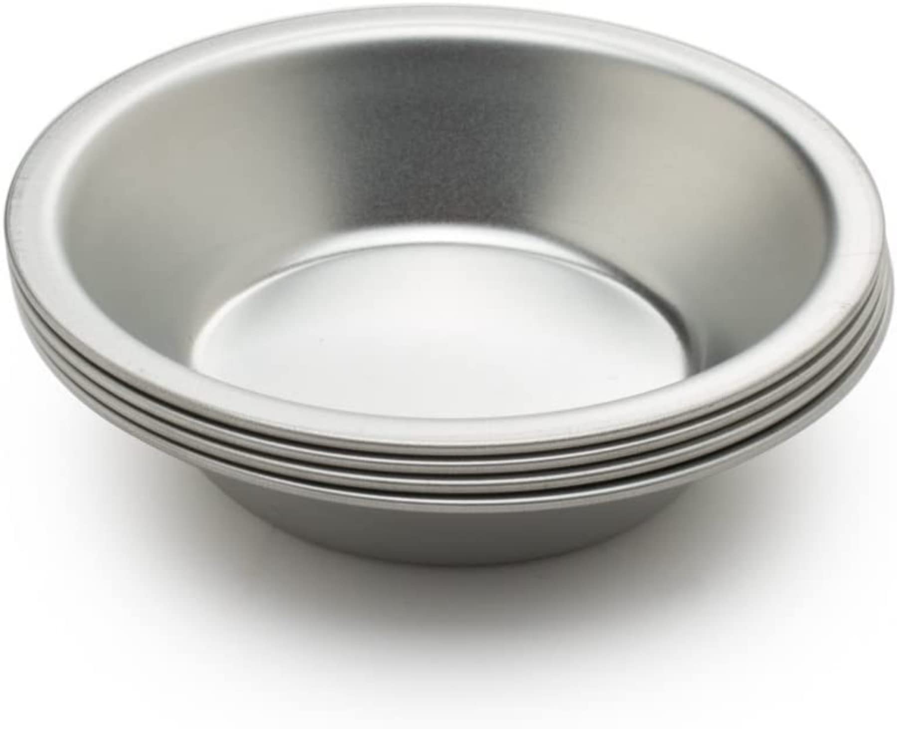 Fox Run Set of 4 Tinplated Steel 5 Inch Pie Pans (Pack of 2)