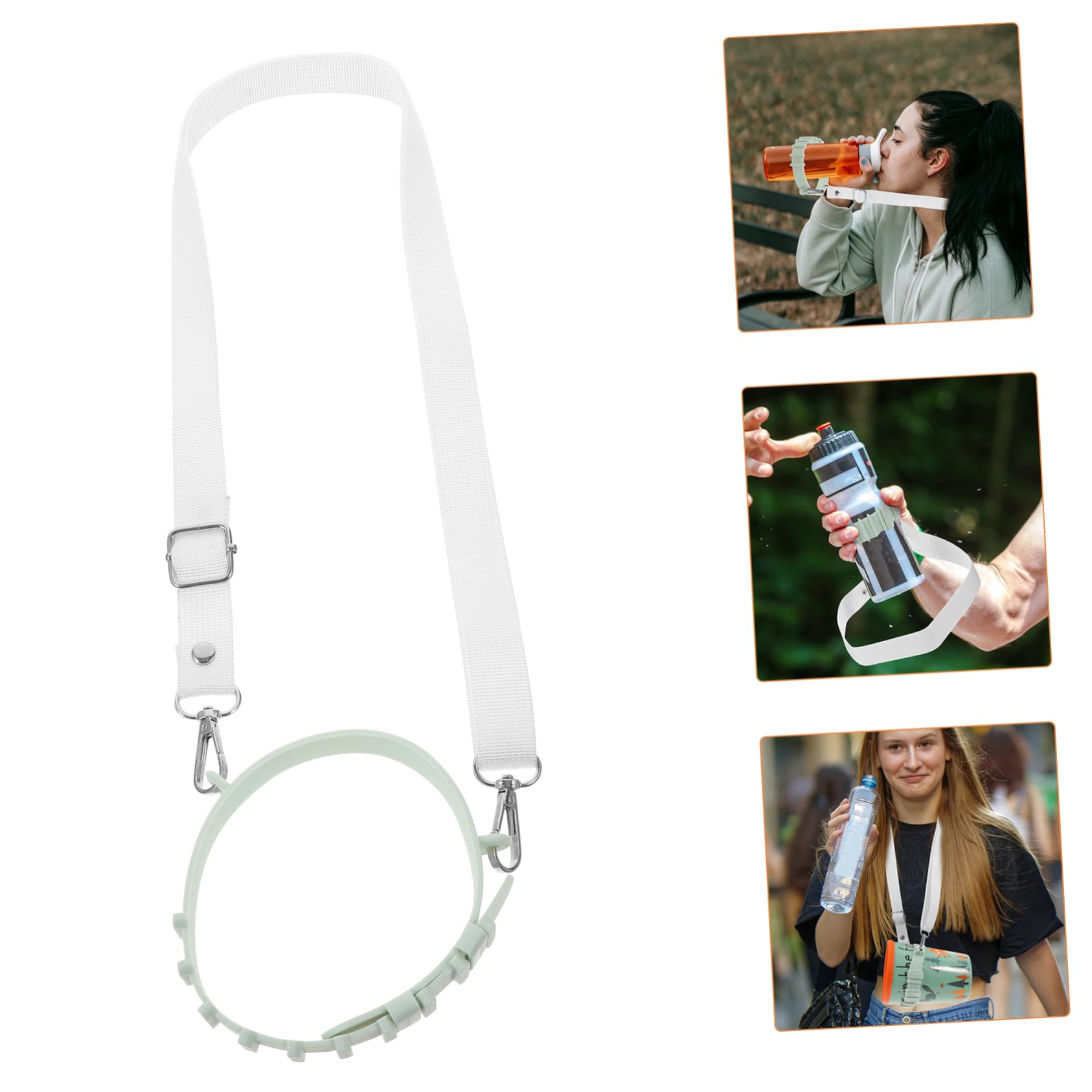 HANABASS 4stücke Outdoor Wasserflasche Halterung Mit Verstellbarem Gurt Universeller Tragegurt Für Sport Und Camping Und Polyesterkonstruktion
