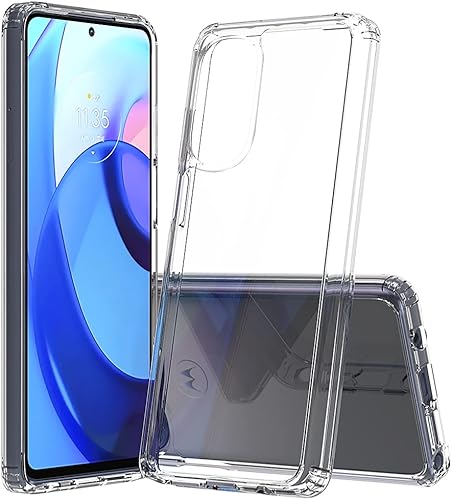 Miniatura 5 de Funda para Motorola Moto G-Stylus 2022 con 2 protectores de pantalla de vidrio templado, fundas laterales de silicona y carcasa trasera rígida de
