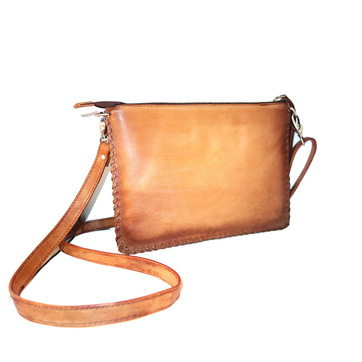 Cords Craft | Genuine Leather Cross Body Sling Bag for Women & Girls | Gift for Women | Vintage Leather Purse