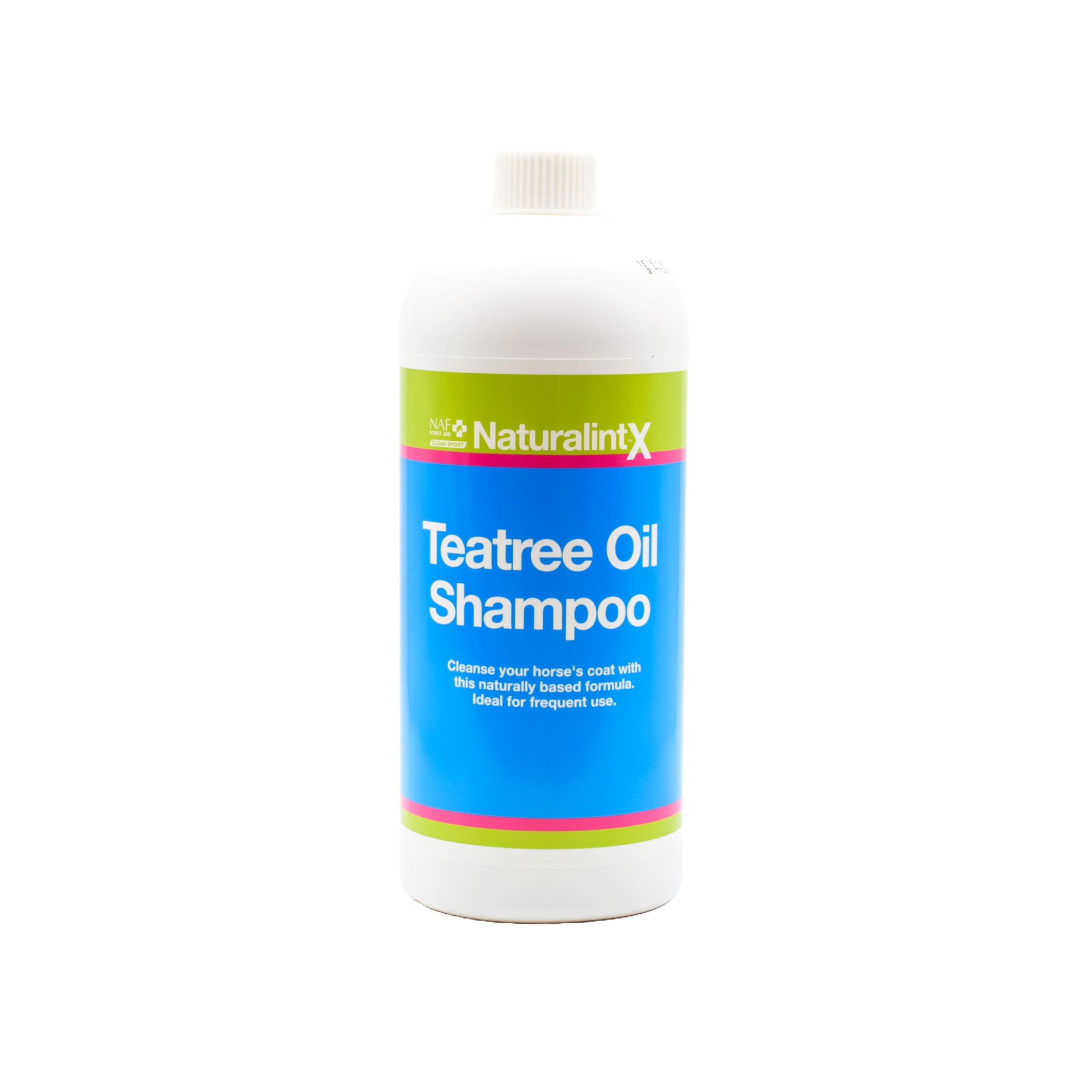 NAF NaturalintX Teatree Oil Shampoo 1L – Antibacterial Horse Shampoo for