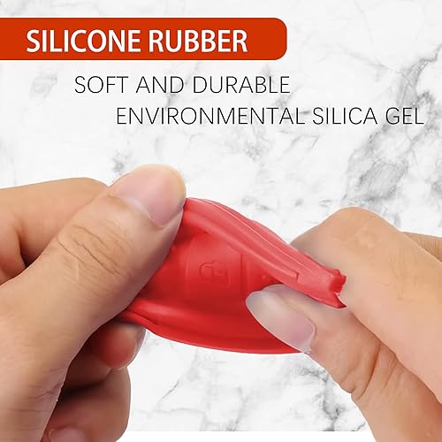 Miniatura 3 de WORCAS - Funda para llavero para Nissan Altima Sentra Maxima Rogue Armada Pathfinder Infiniti Premium, sin llave de entrada remota, de fibra de