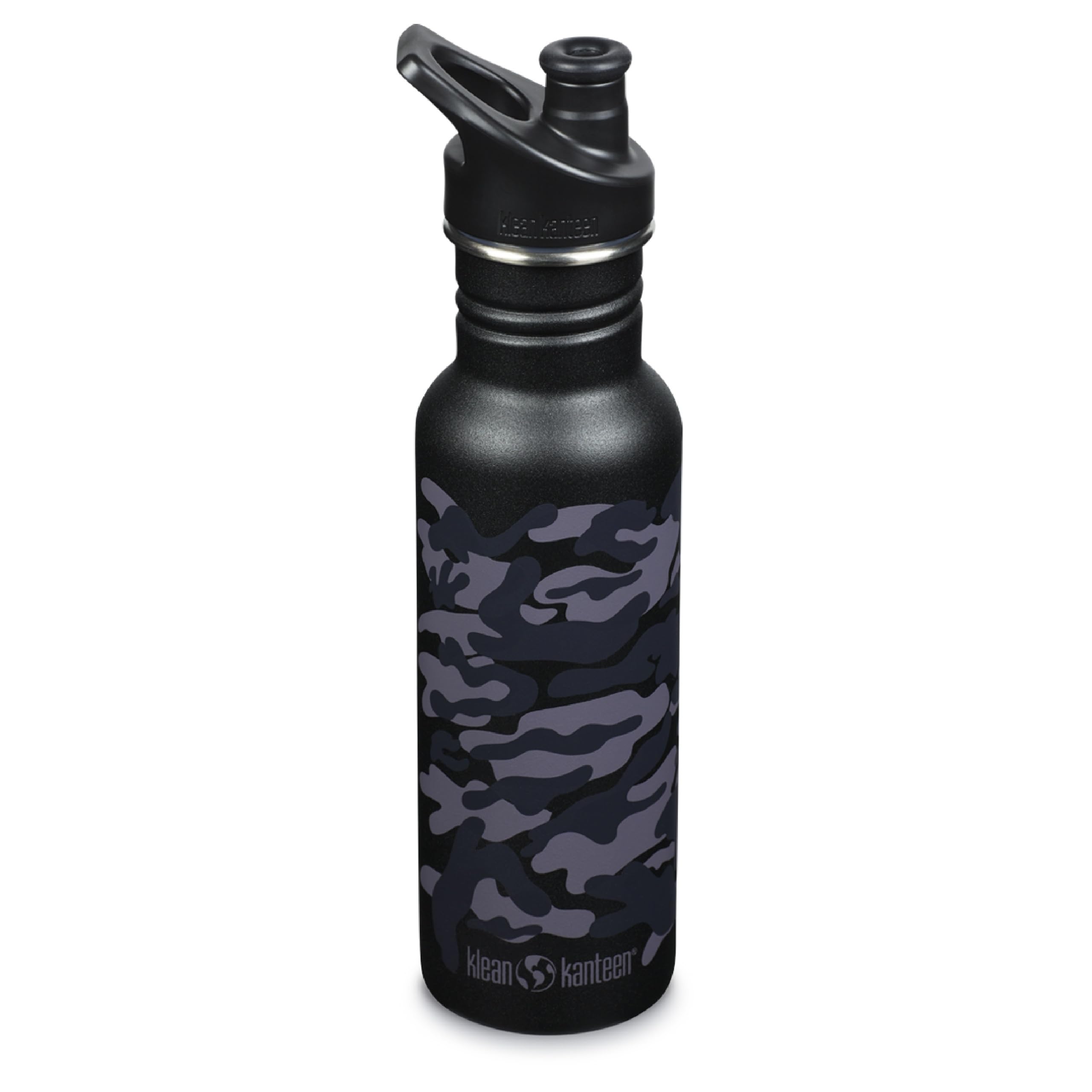 Klean KanteenClassic Narrow 18oz (w/Sport Cap) Black Camo