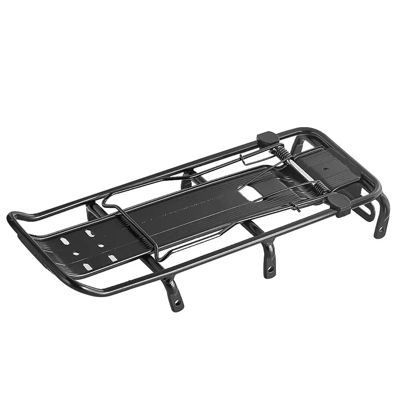 Tylny bagażnik rowerowy, Aluminiowy tylny bagażnik, wyjmowany, czarny, 35x14 cm, do rowerów górskich