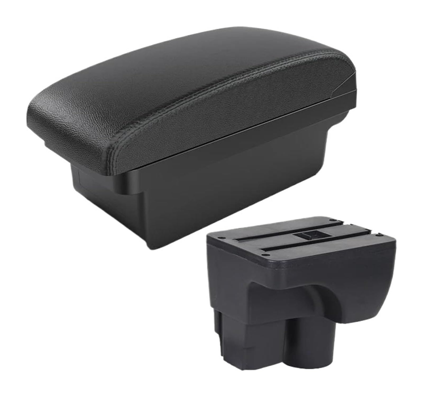 HCKCLMBMZW For Sail 3 Armrest Box Central Storage Interior Retrofit With USB Car Accessories Car Armrest Center Console(A2 Black Line No Usb)