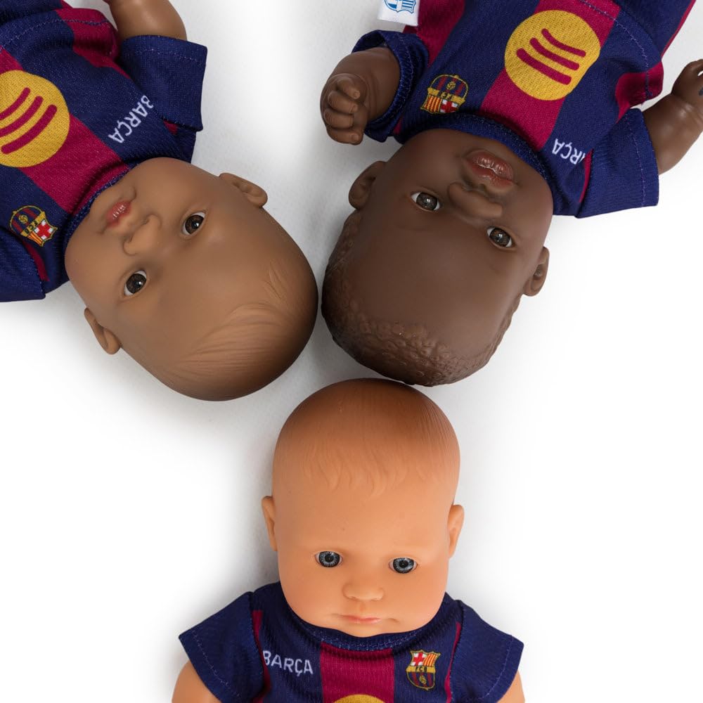 Miniland FC Barcelona Doll 21 cm with Official Blaugrana Kit, Articulated and Collectible Barça Football Doll - Image 2
