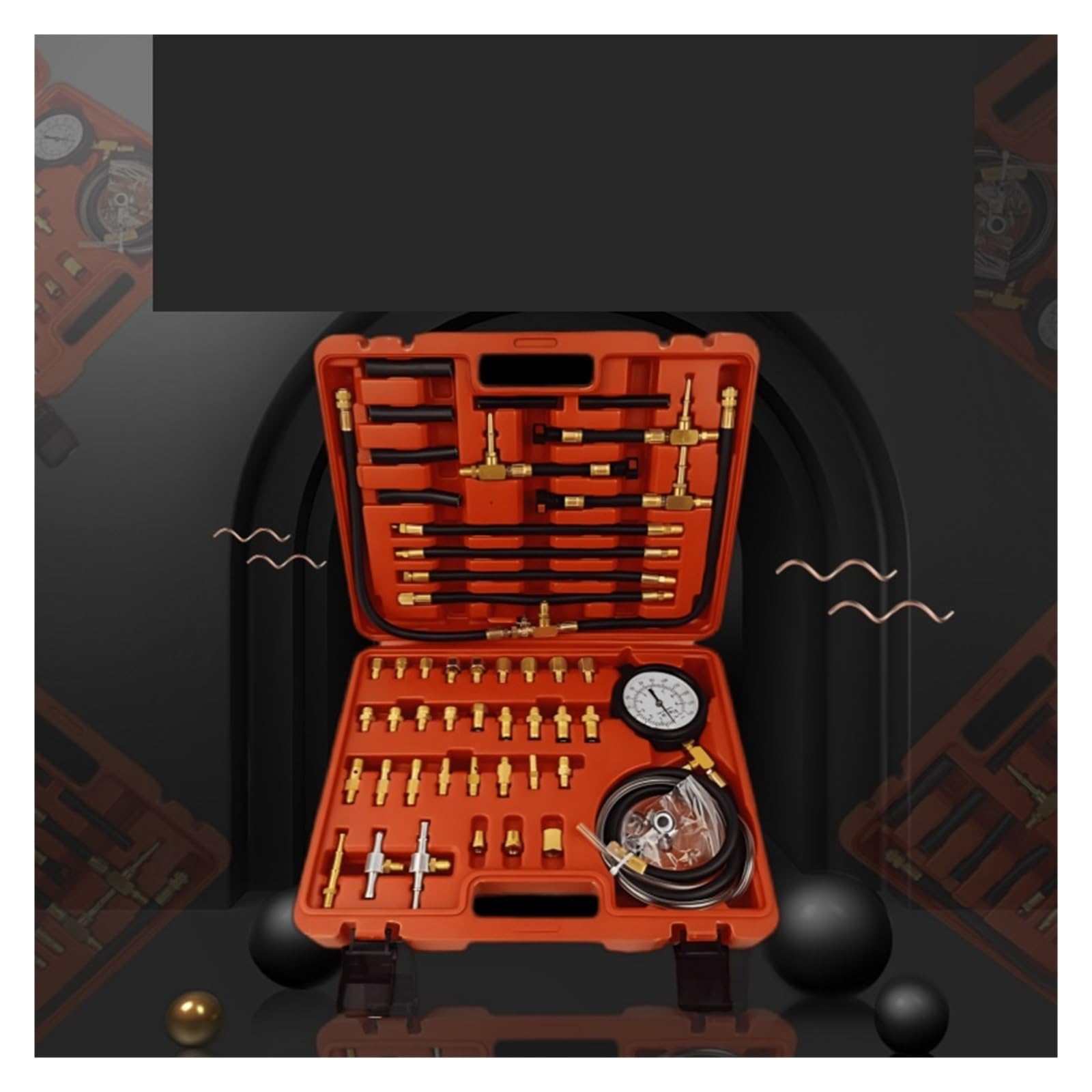 Kit de medidor presión combustible Universal, 1 unidad, for vehículos gasolina, Grado industrial(TU443)