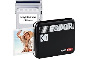 Kodak Mini 3 RETRO 4PASS Portable Photo Printer