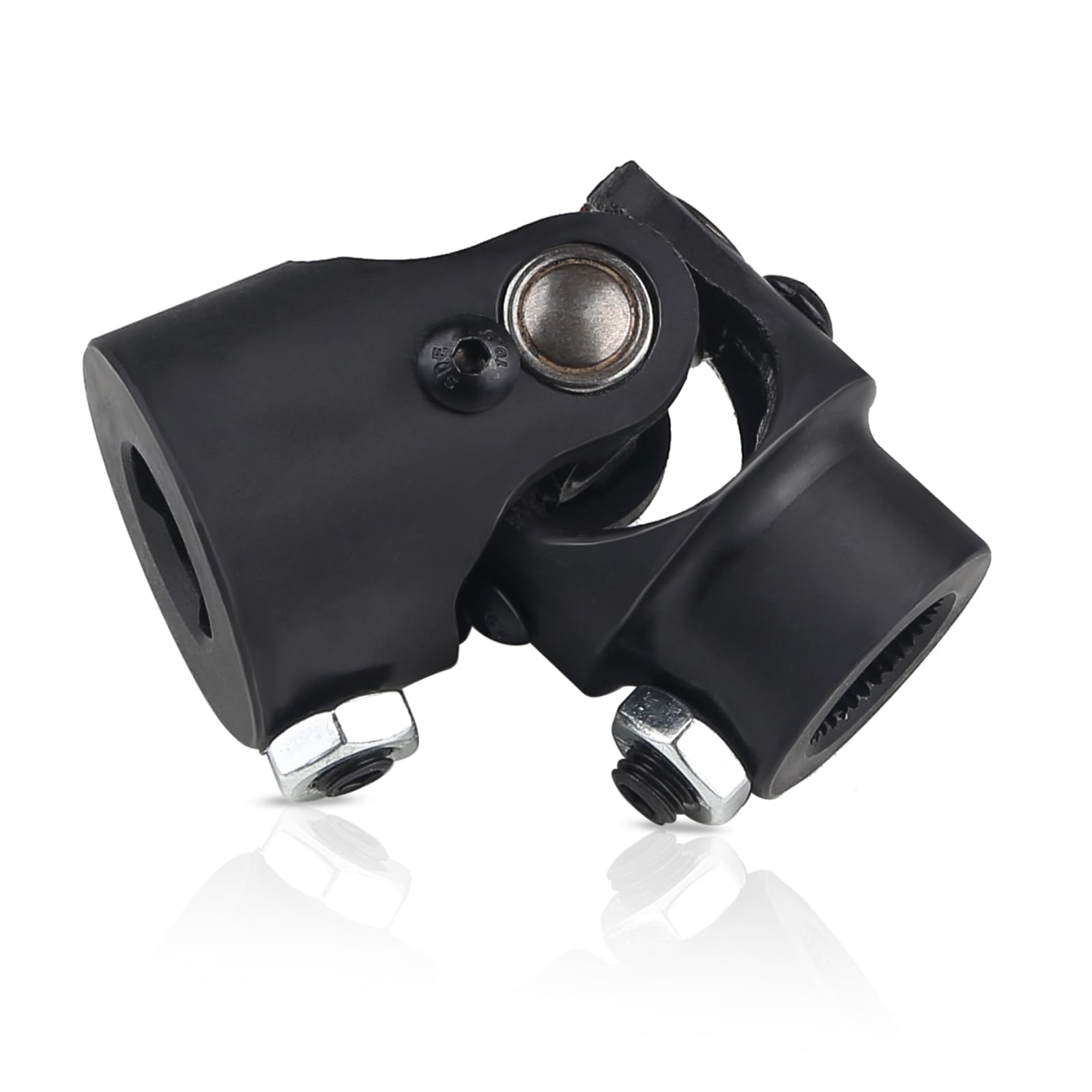 Amazon | WMPHEシングルステアリングシャフトユニバーサルUジョイント3/4インチ-36スプラインx 3/4インチDD 83mm(3-1/4 インチ)、DDエンド外径4.1 cm | ドライブシャフトブーツ | 車＆バイク ユニバーサル U ジョイントシングルステアリングシャフト 3/4 "-36 スプラインに 3/4" DD ユニバーサ