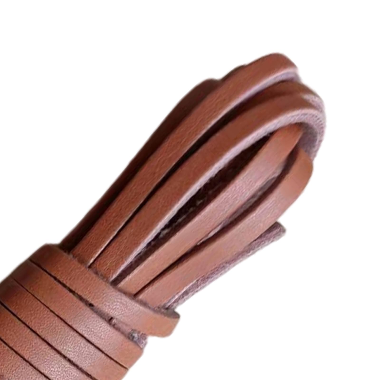 Cordoncino in pelle naturale, 3 mm, 9 m, piatto, per lacci di scarpe, bracciali, creazione di gioielli, naturale
