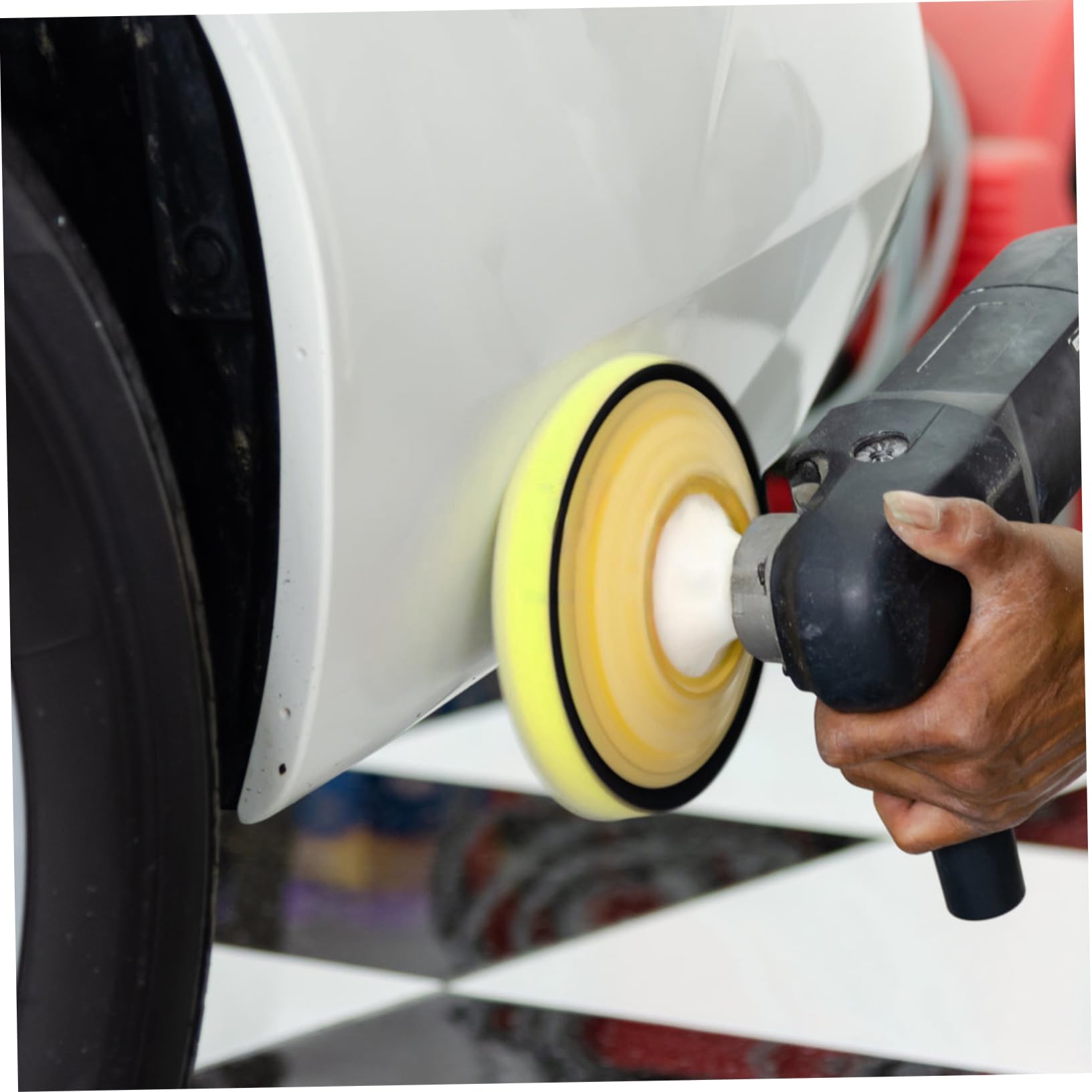 iplusmile 10pezzi Tamponi Per Auto Da Spugne Multi-funzionali Per Ceratura e Sgrassaggio Kit Completo Per Dettagli Auto Facili Da Usare e Versatili Per Officina e Garage