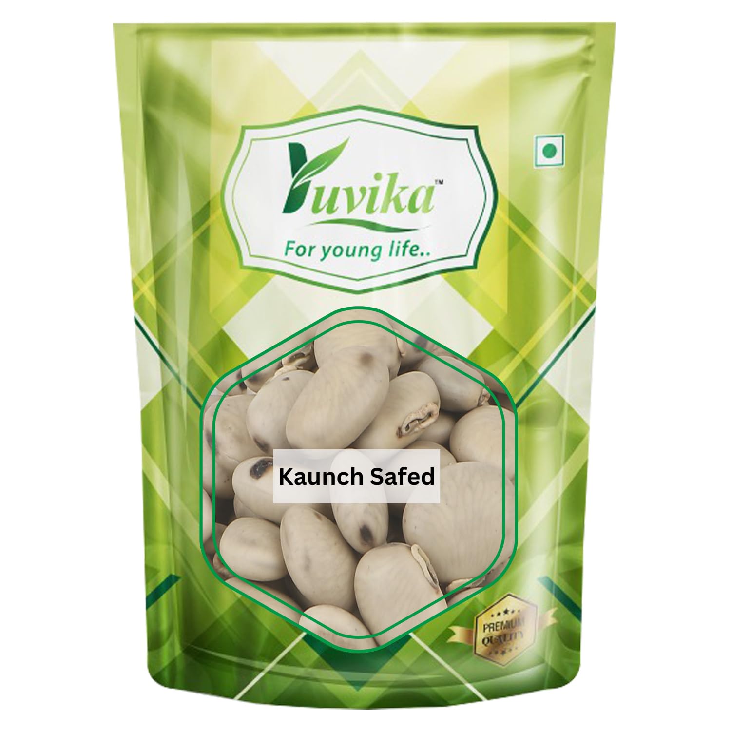 YUVIKA Kaunch Safed - Mucuna Pruriens - White Kaunch Seeds 100 Grams