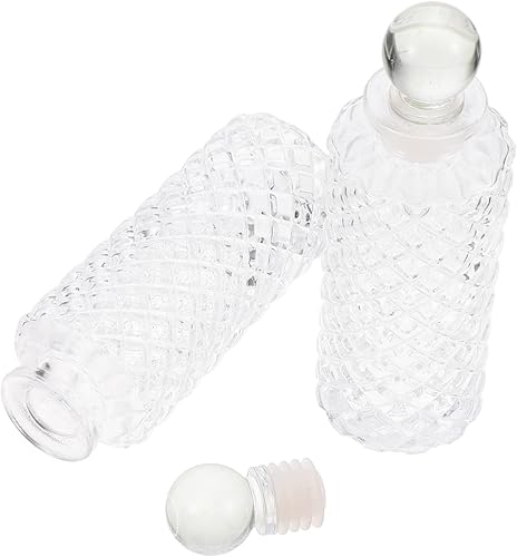 DECHOUS Difusor de botella de aromaterapia para aromaterapia, difusor de aceite esencial de vidrio, difusor de aceite esencial para coche, frascos,