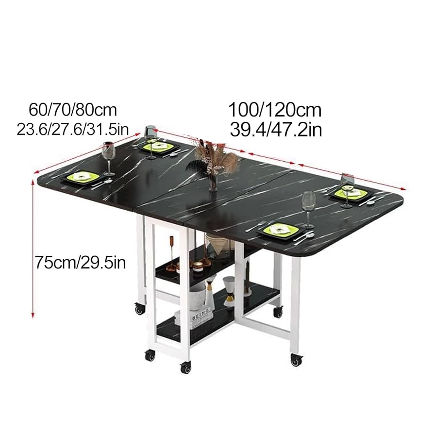 折りたたみダイニングテーブル 収納付き Amazon｜折りたたみダイニングテーブル 収納可能 食卓テーブル 2