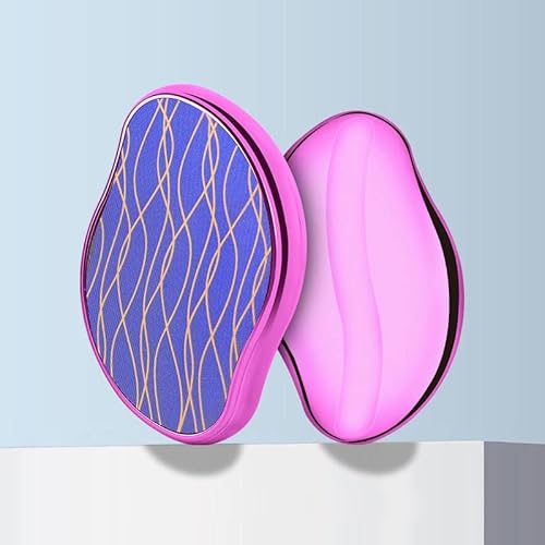 Painless Hair Removal Tool New Nano Crystal Epilator Micro Abrasive Particle Technology (Primrose Pink)