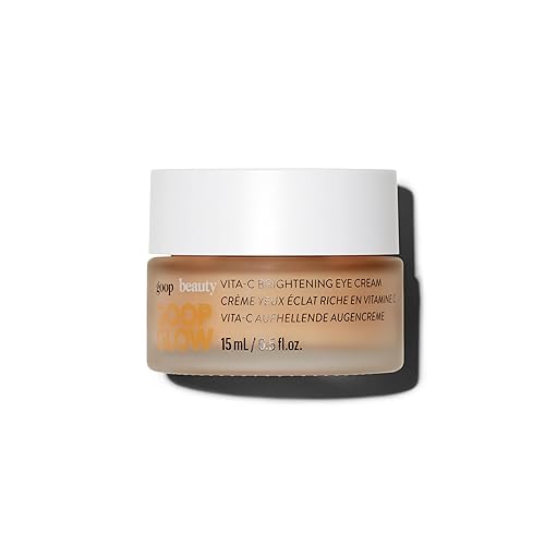 goop Beauty Vitamin C Eye Cream  Crema correctora de color para ojeras  Ayuda a suavizar las arrugas y deshinchar los ojos  0.5 onzas líquidas
