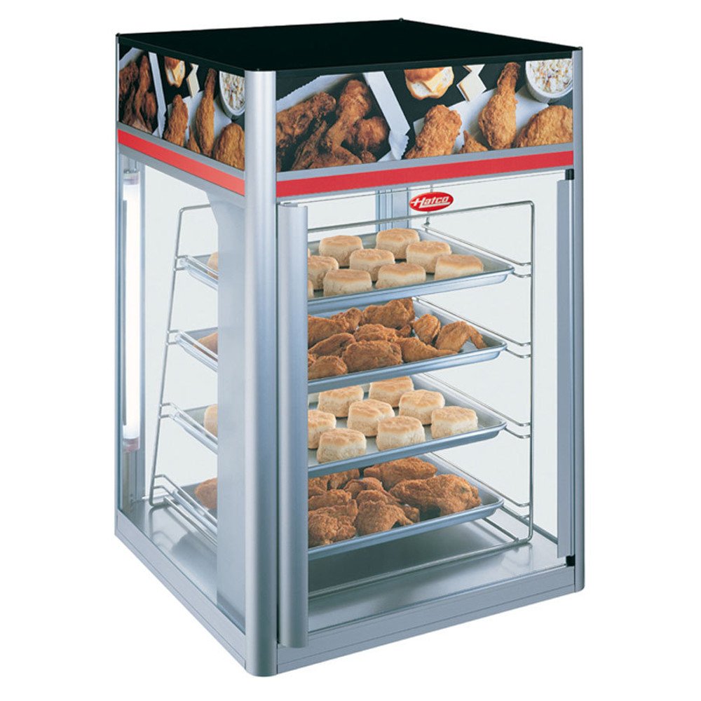 Hatco FSDT-2 Flav-R-Savor (2) Door Holding & Display Cabinet with (4) Tier Circle Rack