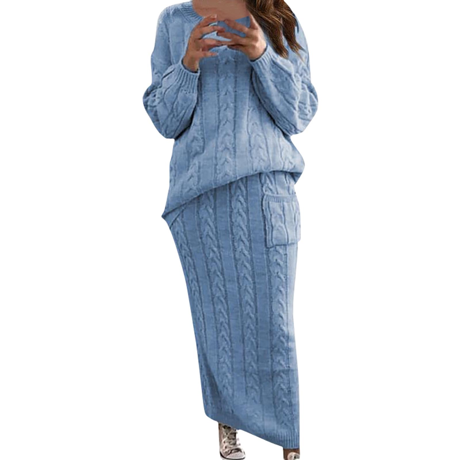 Maglione da Donna Lavorato a in Tessuto antitarme Caldo e Accogliente per l'autunno e l'inverno