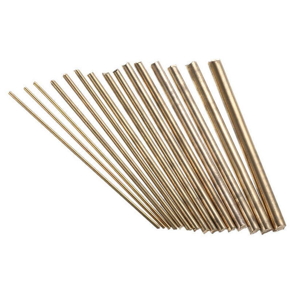 Lot De 15 Barres En Laiton 2 à 8 Mm - Outils Horloger, Pièces Artisanales Longueur 100 Mm