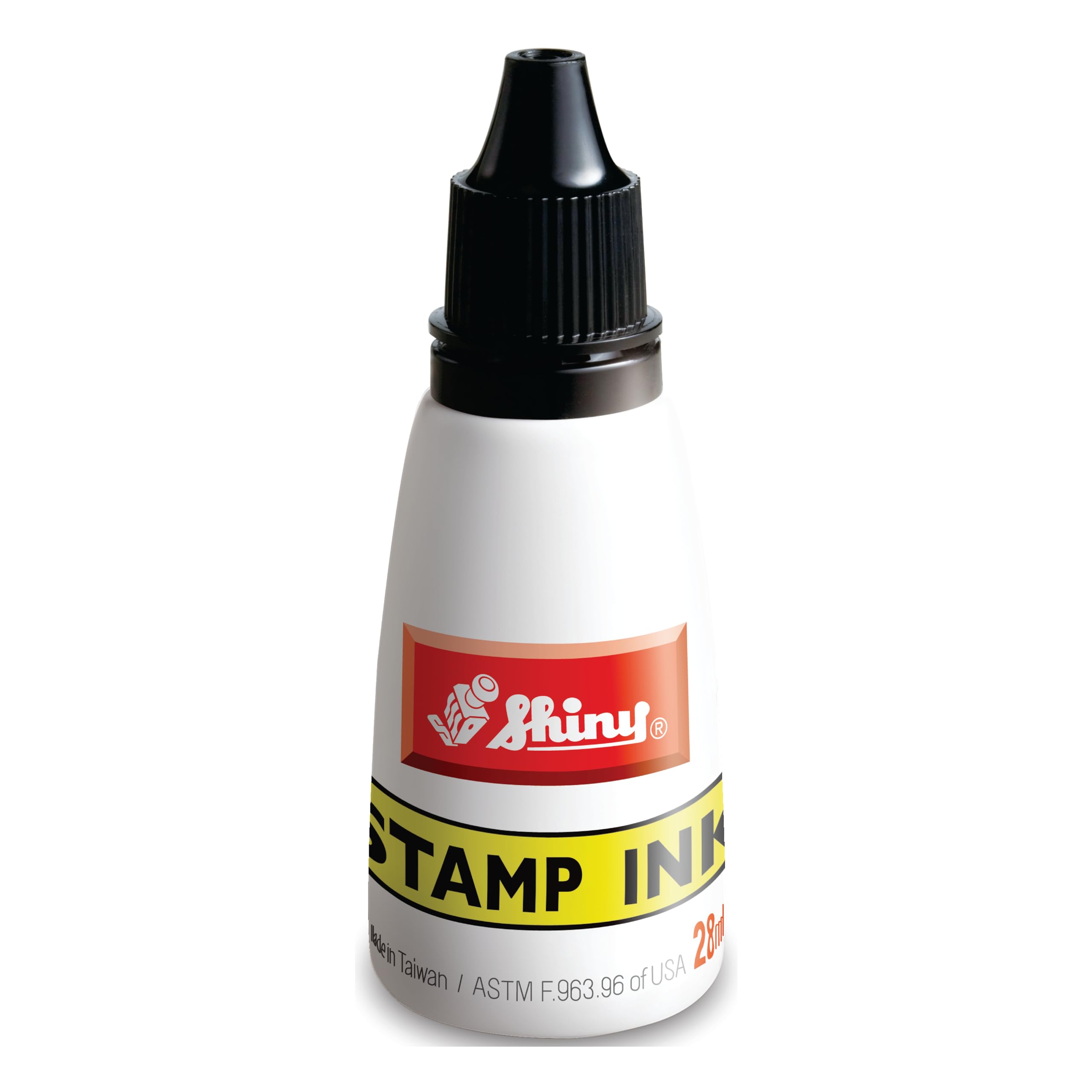 Black Refill Ink, Premium Water-Based Refill Ink for Rubber Stamps, 1oz