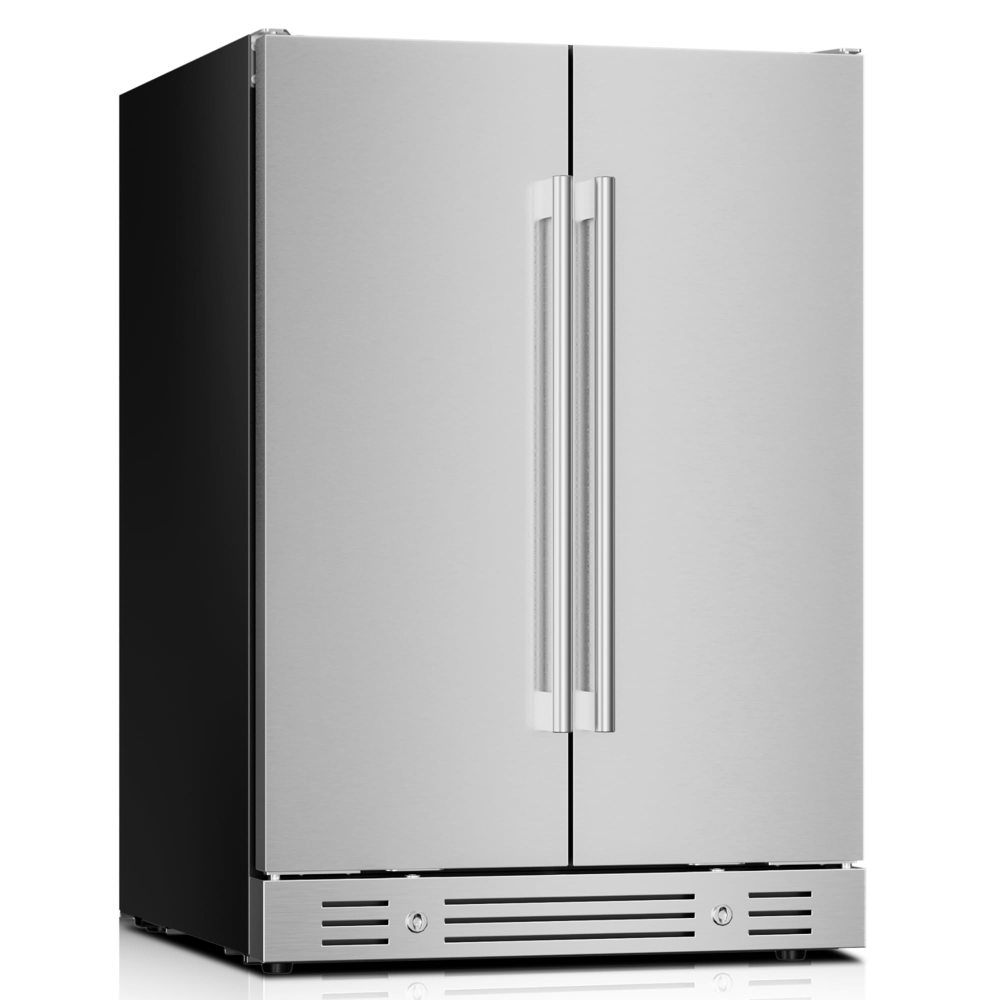 Yeego YG-BC-116A2EQ(B)-A 4.1 cu ft Wine Cooler Stainless Steel
