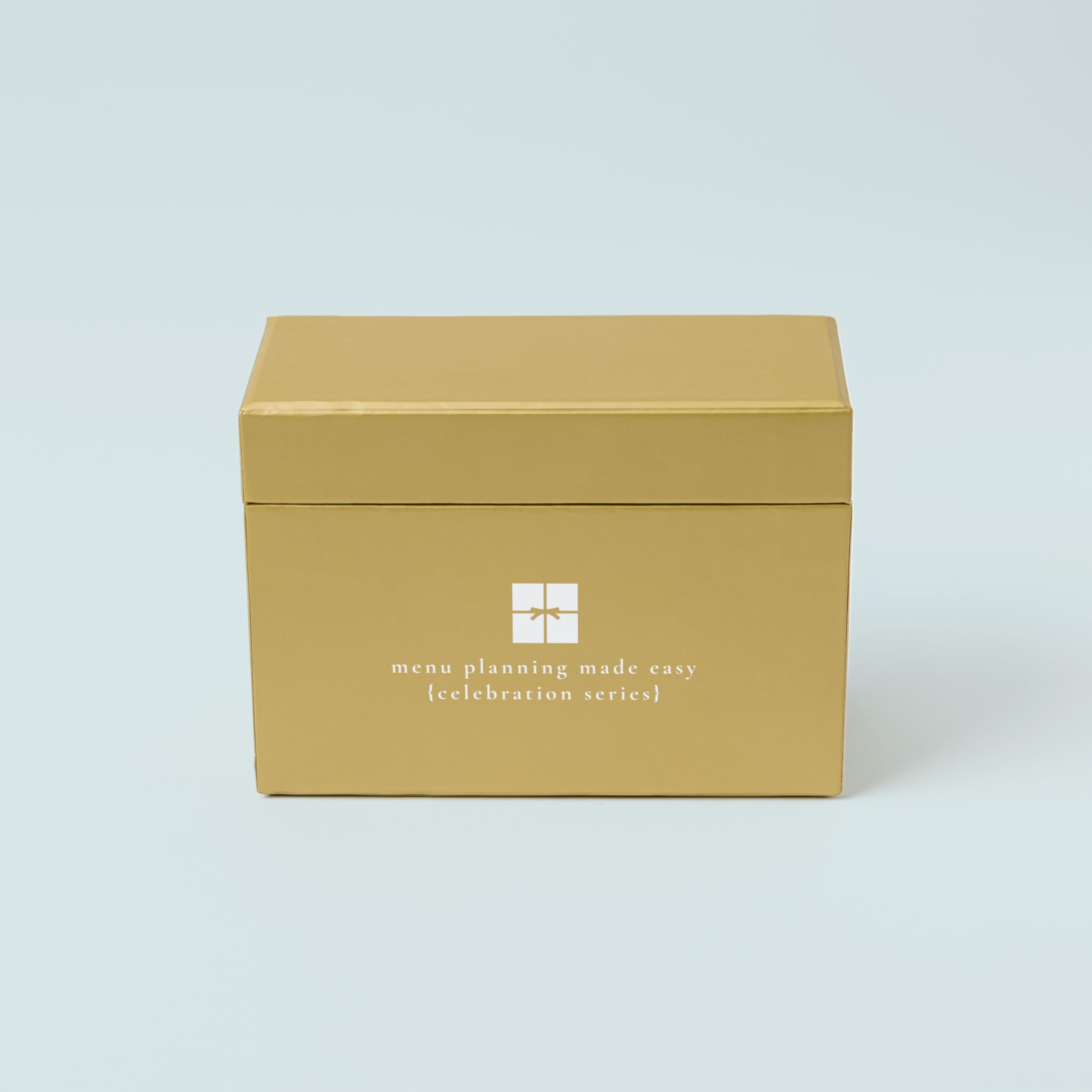 Passionate Penny Pincher Caja de recetas para planificar comidas (menú de celebración) planificador semanal de menús | 72 tarjetas de recetas fotográficas | 12 listas de comestibles reutilizables | 5