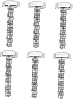 VICASKY 6Pcs T-Bolt T-Slot Parafusos Deslizantes T Parafusos Para Carpintaria Parafuso Deslizante T Slot Drop-In Stud Carpintaria T Parafuso T Forma Parafusos Parafusos Gabarito Placa De
