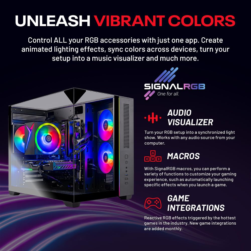 Skytech Gaming Crystal Gaming PC, AMD Ryzen 5 5500 3.6GHz, NVIDIA RTX 5050 8GB, 1TB NVMe SSD, 16GB DDR4 RAM 3200, 650W Gold PSU, Wi-Fi, Win 11, computadora